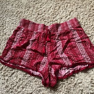 Soft red shorts